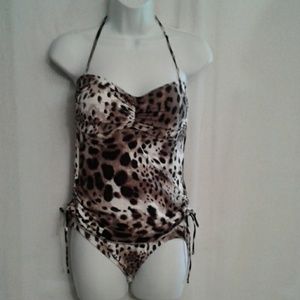 Tommy Bahama animal print one piece sz 10
